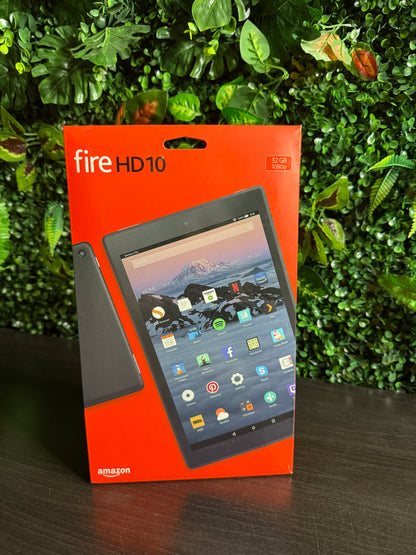 NEU Fire HD 10-Tablet | 25,6 cm (10,1 Zoll) großes Full-HD-Display (1080p), 32 GB, schwarz – ohne Werbung mit Garantie