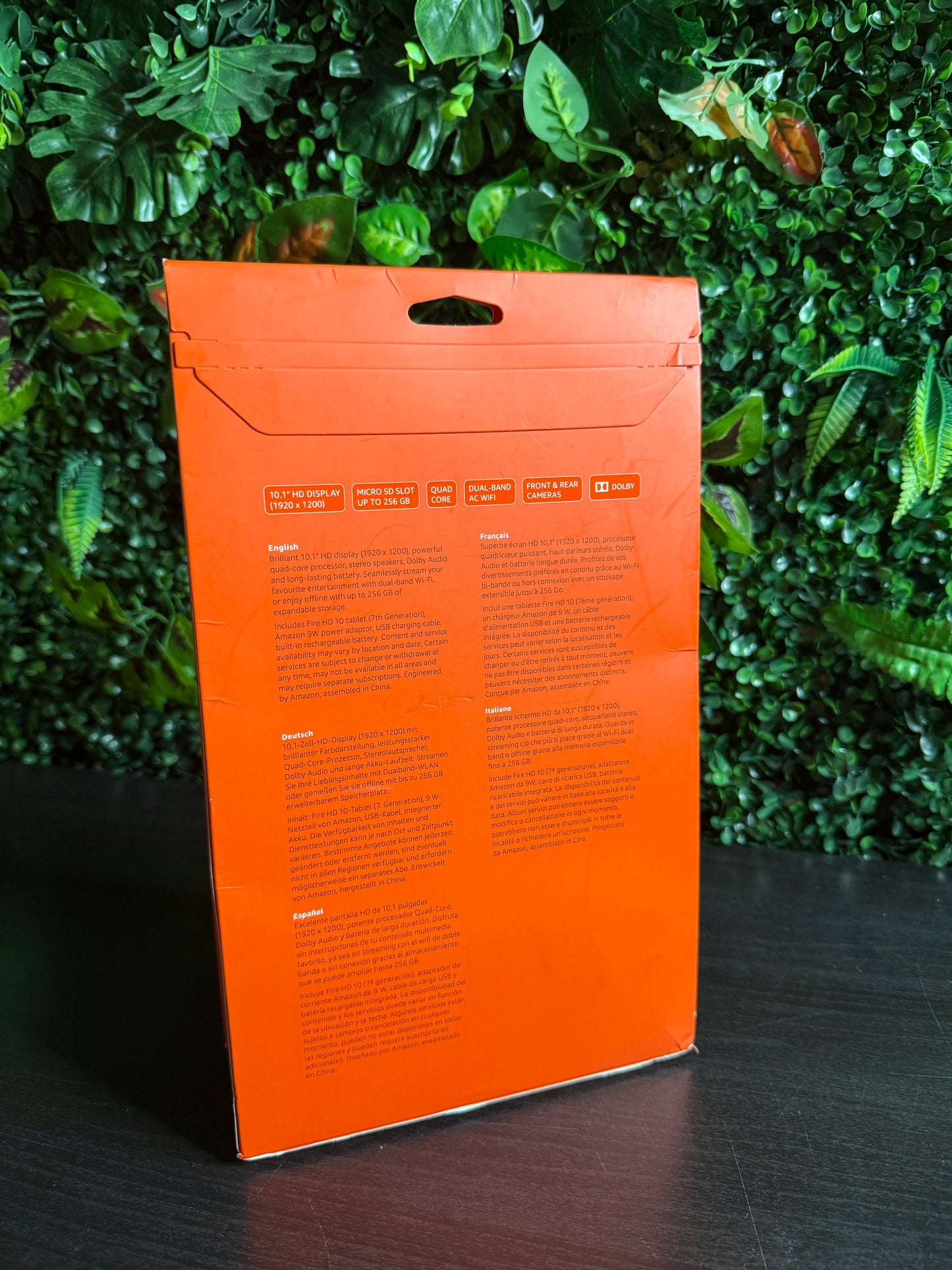 NEU Fire HD 10-Tablet | 25,6 cm (10,1 Zoll) großes Full-HD-Display (1080p), 32 GB, schwarz – ohne Werbung mit Garantie