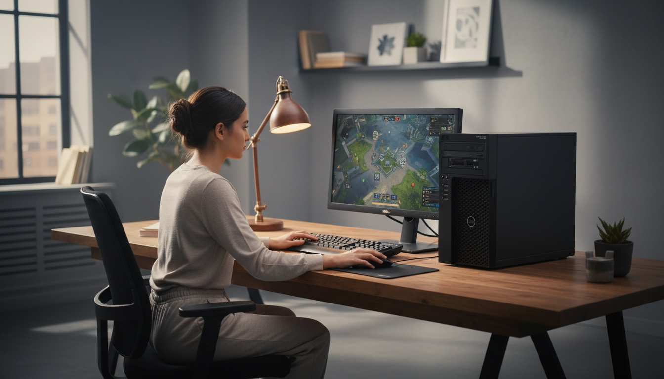 Einsteiger Gaming Set | PC, Monitor, Tastatur & Maus | NVIDIA | i7 | DDR4 | Full HD | Garantie